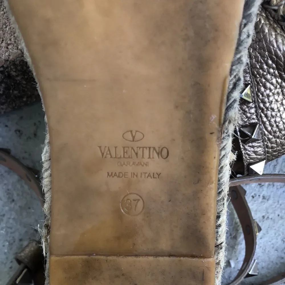 Valentino Rockstud Espadrilles
